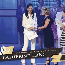 Catherine Liang at Junior Miss awards